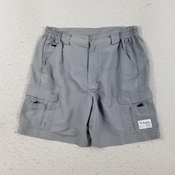 Bimini Bay Outfitters Shorts Mens 38 Performance Cargo Nylon Outdoor Pockets - Picture 1 of 16